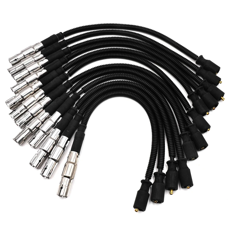 12Pcs Spark Plug Ignition Wire Set For Mercedes Benz C-Class E-Class ML SLK 320 350 1121500218