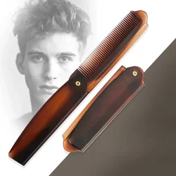 1Pc Folding Hair Comb Portable Pocket Combs Oil Head Beard Combs For Men Travel Foldable Hair Brush Barber Styling Tools