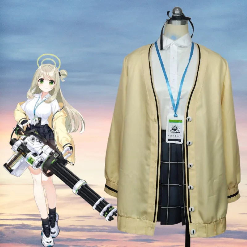 

COS-KiKi Anime Blue Archive Izayoi Nonomi Game Suit Cosplay Costume Sweet Lovely Uniform Halloween Party Role Play Outfit Women