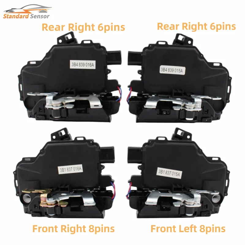 

Door Lock Latch Actuators Front Rear Left Right 3B1837015A 3B1837016A 3B4839015A 3B4839016A For Passat B5 Golf MK4