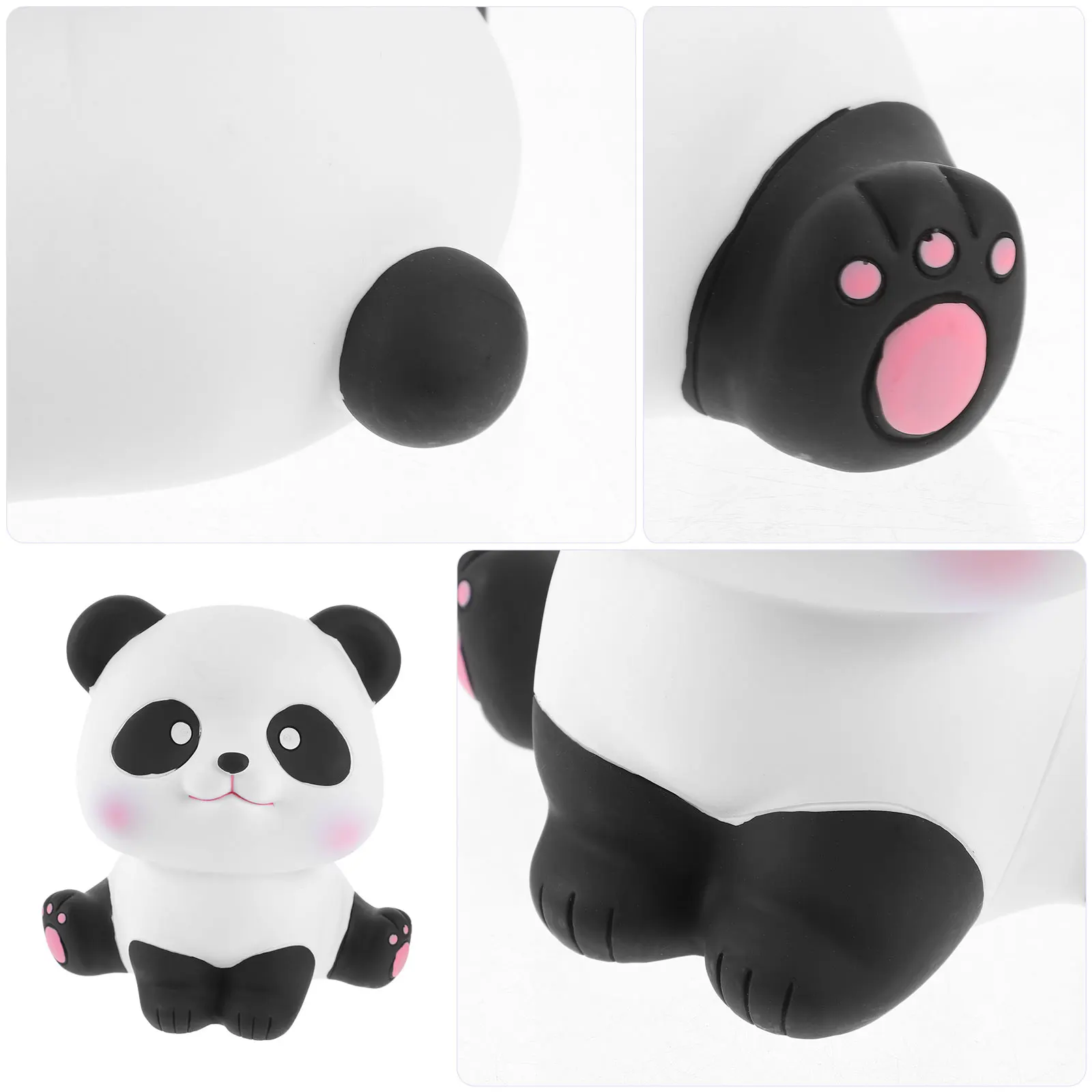 

Panda Piggy Bank Vinyl Coin Saving Pot 1576 Tongue Out Design Money Storage Home Decor Gift Christmas Birthday Party Favor Panda