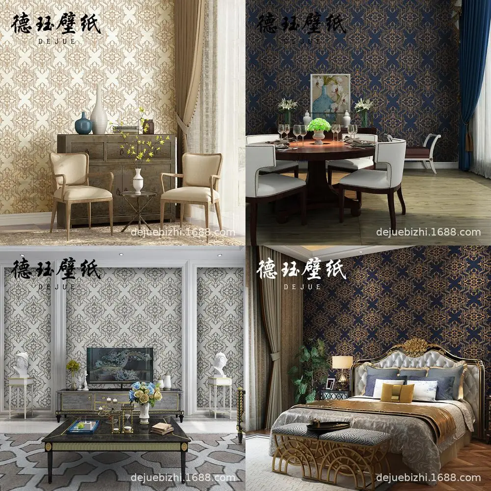 

3D тисненые обои в европейском стиле с большим цветком, роскошные обои для гостиной, спальни, ТВ-фона, Настенный декор для дома, премиум-качество