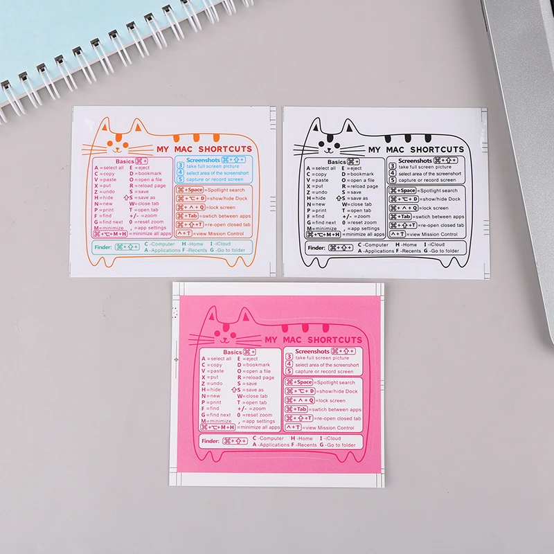 2Pcs Windows/Word Reference Keyboard Computer Shortcut Sticker Adhesive Removable Stickers For Quick Reference Keyboard Guide