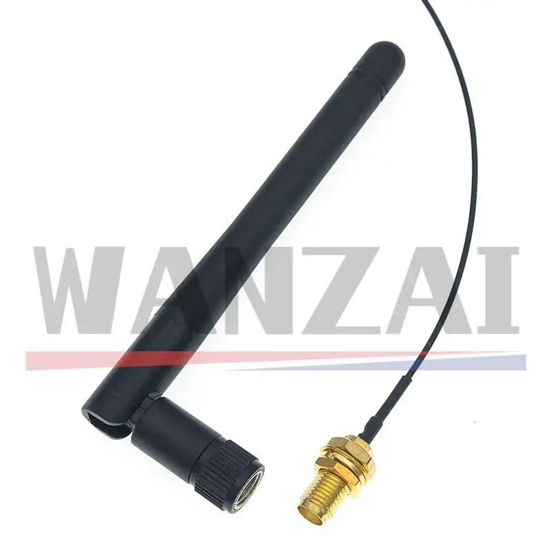 2.4G antenna folded Bluetooth wifi module ZigBee antenna SMA to IPEX feeder line 2.4GHz Antenna