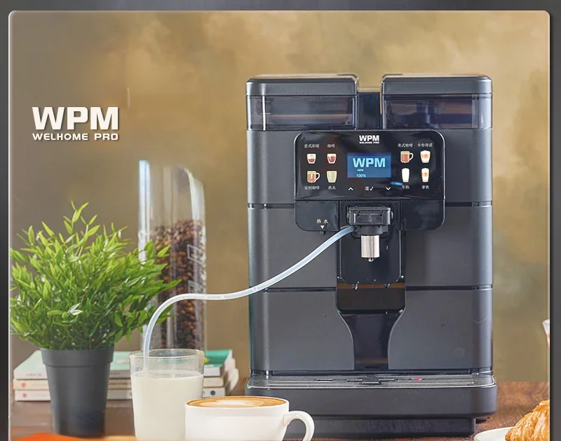 

WPM SUP060 Fully Automatic Coffee Machine with Touch Screen, One-Button Italian Milk Coffee for Office and Home Use