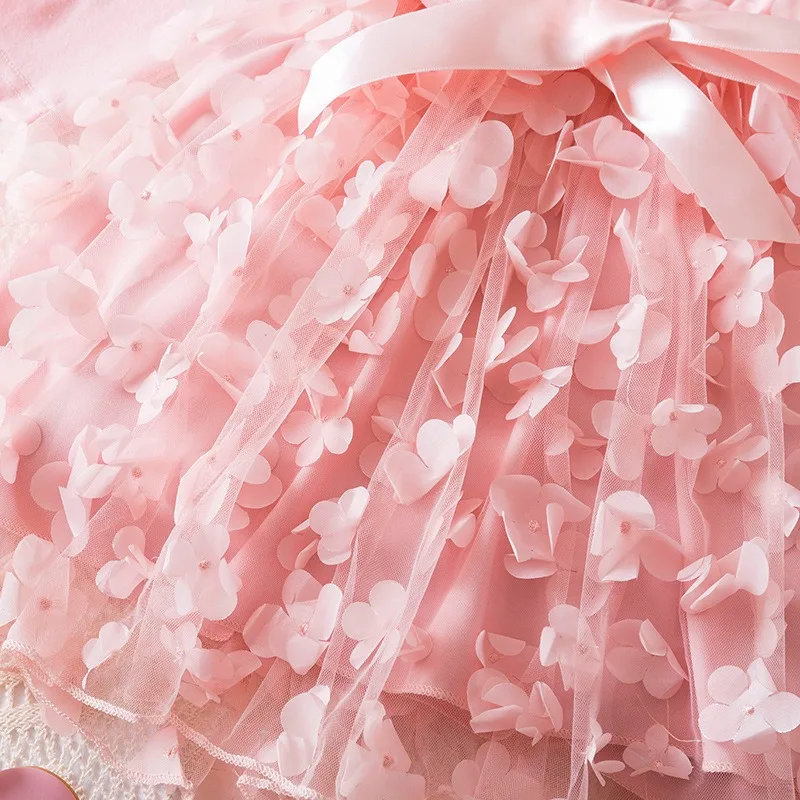 متشابكة رابونزيل الأميرة الخريف فتاة فستان القوس توتو فراشة فساتين غير رسمية طويلة الأكمام الفتيات ملابس الاطفال فستان عيد ميلاد 2-6Y