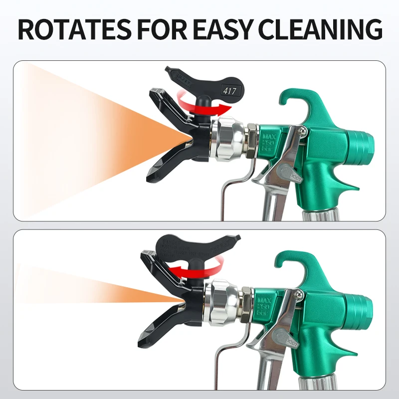 Ugello reversibile con punta per pistola a spruzzo airless 211,315,417,515,517,523 Accessori per pistola a spruzzo con punta dell'interruttore