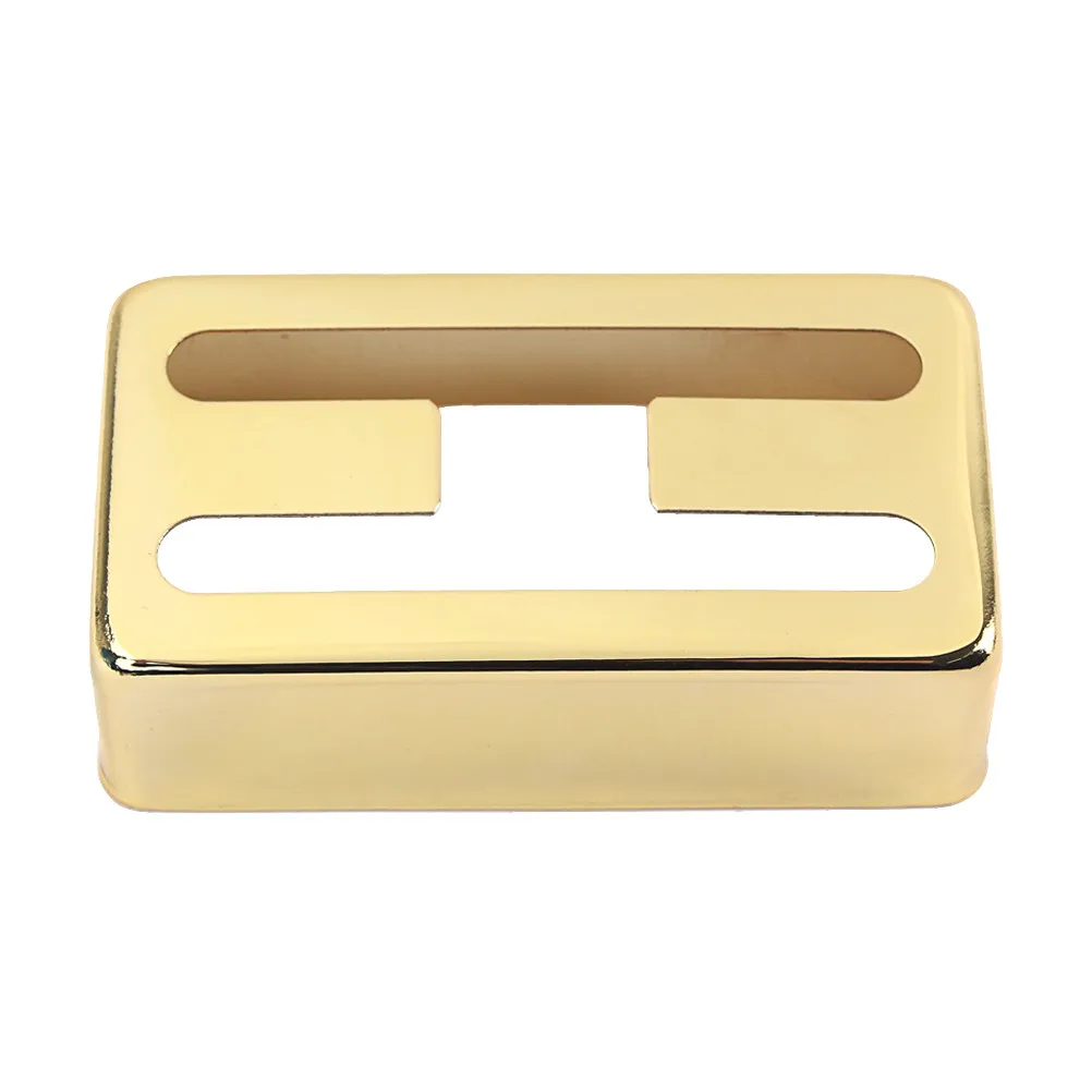 

2Pcs Metal Humbucker Cover Style for Electric Guitar Pickup Upgrade Elegant DIY Luthier Accessory Golden