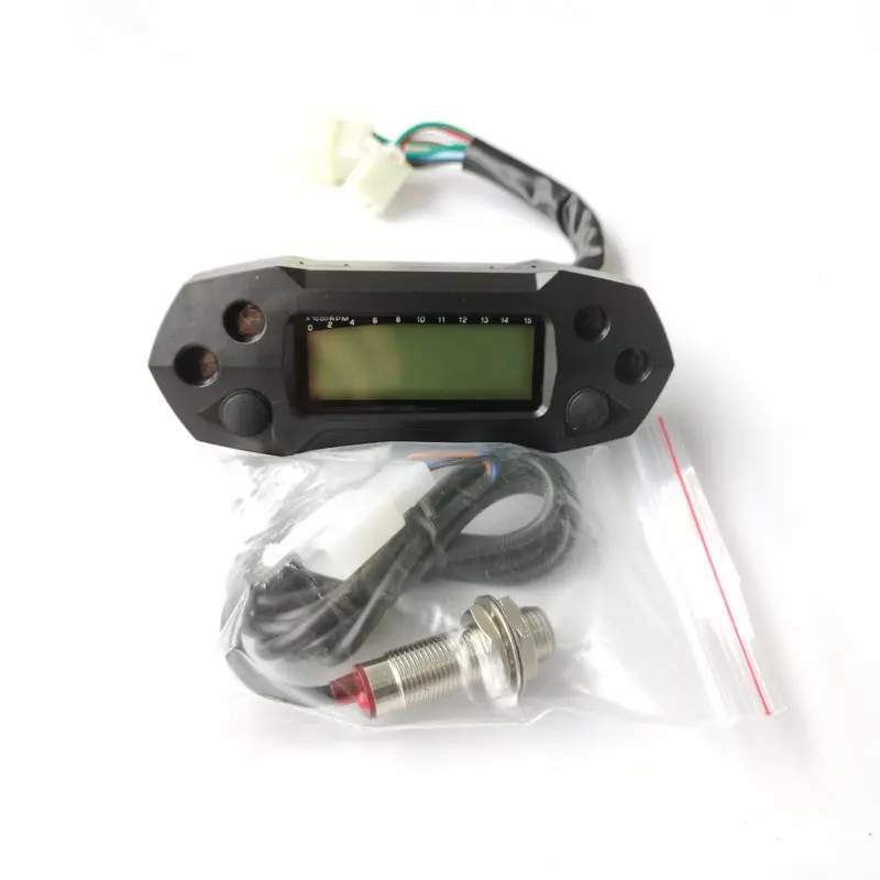 For Motorcycles, Off-road Vehicles, Riders, Cars, Universal Modified LCD Meters, Mini Small LCD Meters, Adjustable Oil Speed