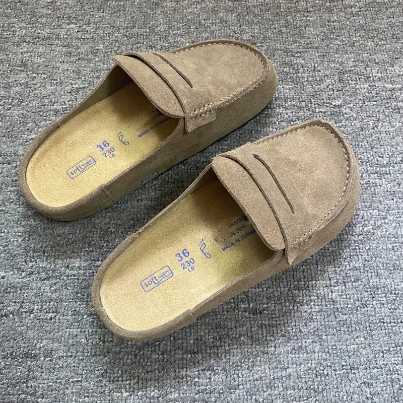 Modische Halbschuhe aus Rindsleder mit Zehenkappe, dicksohlig, bequem, atmungsaktiv, Retro-Look, lässig, für Herren – Detail 8