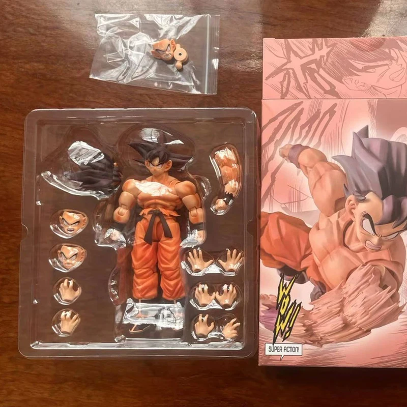 لعبة دراغون بول واو سوبر موبايل أول مبارزة سون جوكو كايوكين قبضة فارغة 1/12 أنيمي الشكل Shf دمية نموذج المرآب عدة لعبة دمية الهدايا #5