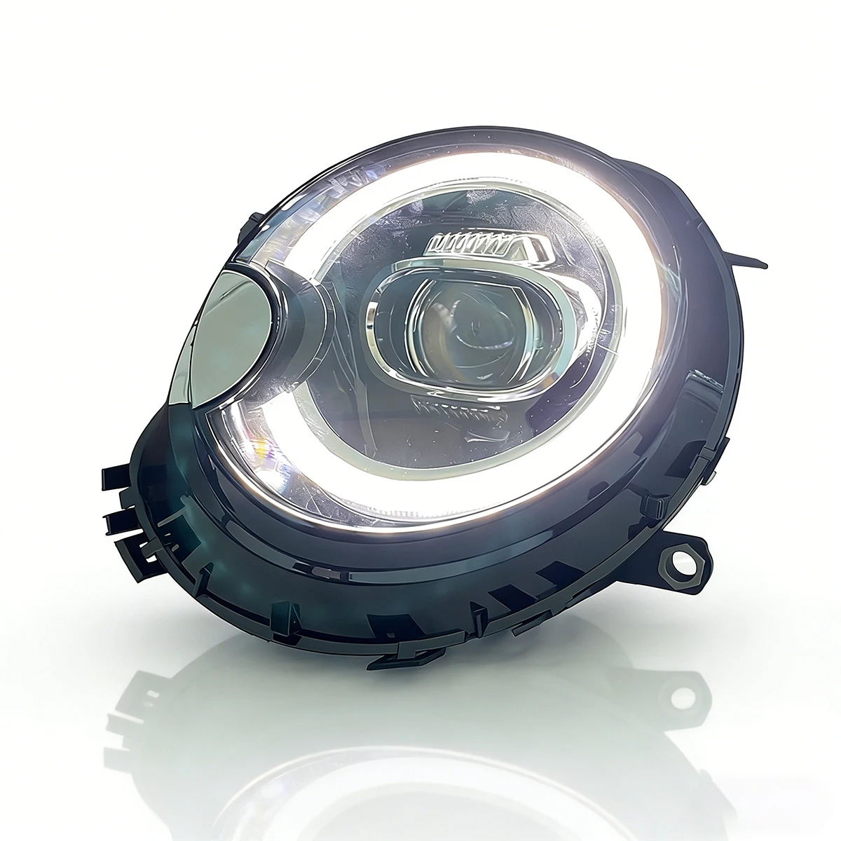 

LED Headlight Assembly For BMW MINI Cooper R55 R56 R57 2007-2013 Canbus DRL Daytime Running Light Plug And Play Pair Replacement