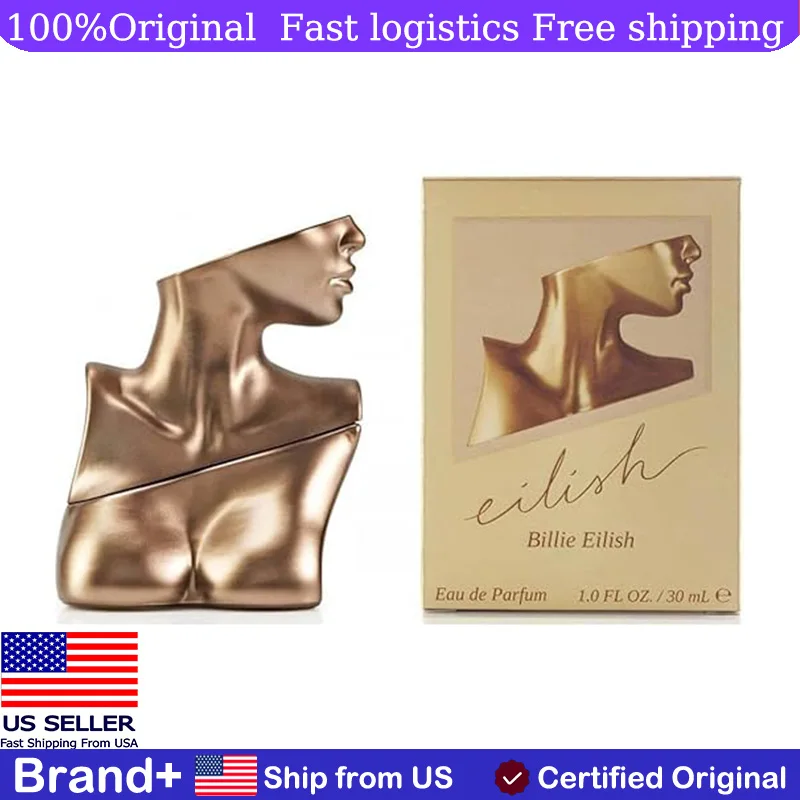 Billie Eilish Eau De Parfum Spray Perfume for Women 100ml Luxury Cologne for Men Warm & Sweet Fragrance for Daily Use Portable