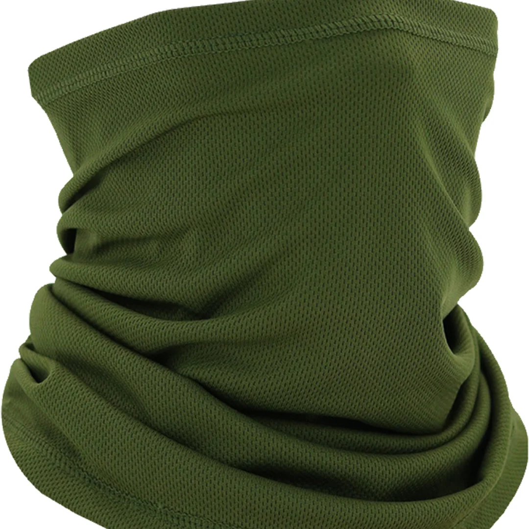 Outdoor Tactical Mesh Half-face Mask Quick-drying Breathable Headband Bib