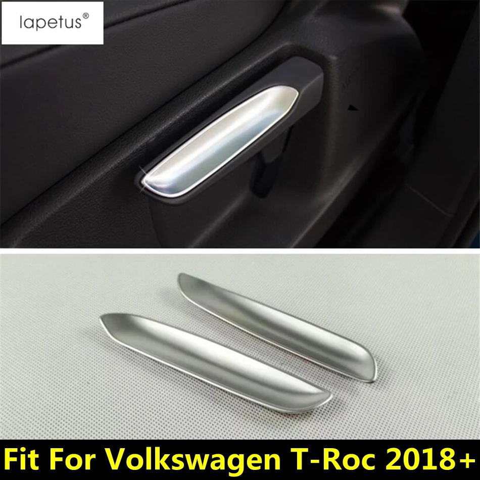 

ABS Seat Backrest Adjustment Handle Decoration Molding Cover Trim Accessories Interior For Volkswagen T-Roc T Roc 2018 - 2024