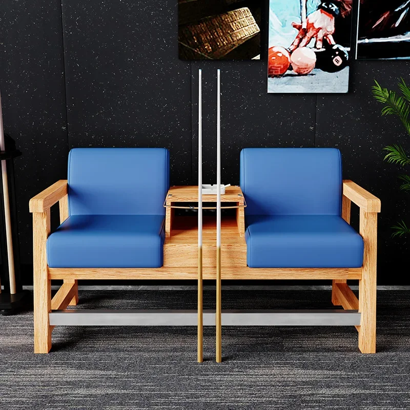 Silla de visualización de salón de billar, sofá, luz de madera, competencia de lujo de alta gama