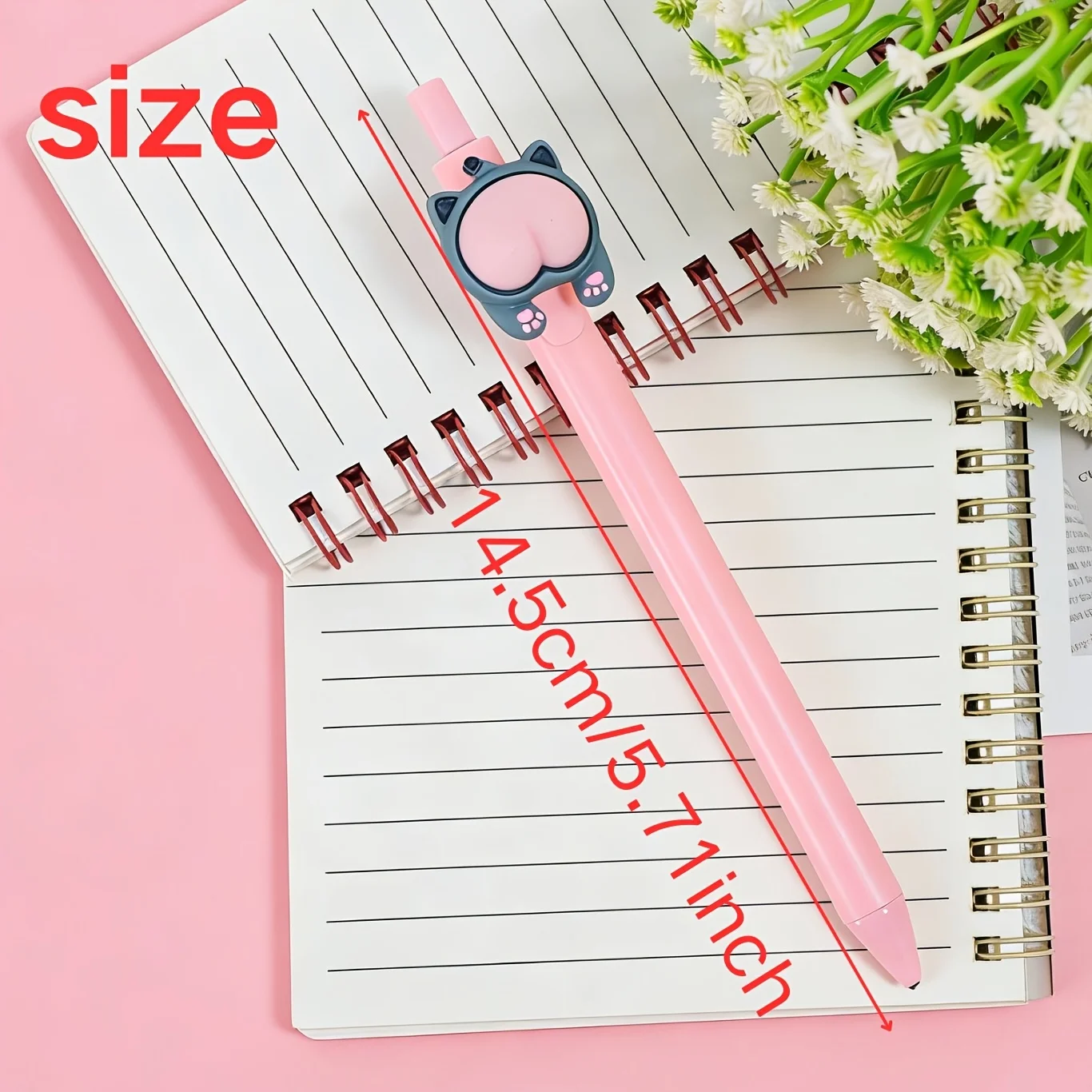 Acrylic Gel Pen Squeezable Stress Relief Cartoon Character Celebrity Surrounding Pen Holder for Office School Supplies