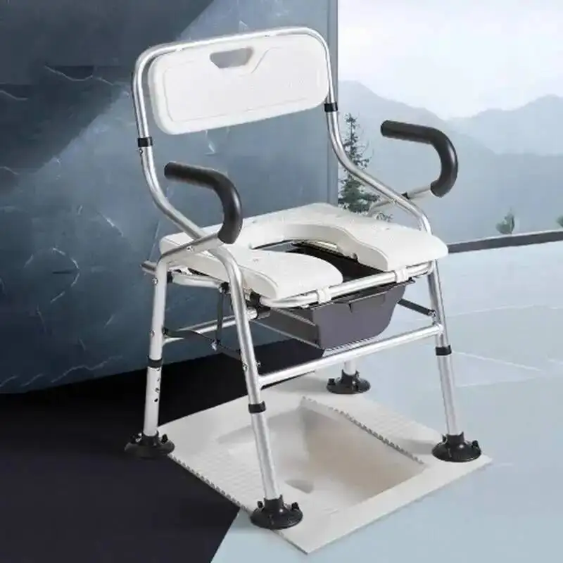 

Телескопический приземистый горшок для ванной комнаты, аксессуары для стула для инвалидов, горшок для душа, медицинская мебель для ванной комнаты Cabeceros