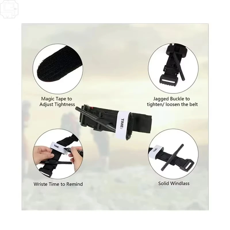 Tourniquet Tactical Survival Hemostasis Second Generation Upgrade Repeated Use Strengthen Tourniquet 1pcs CAT Tourniquet gallery 3