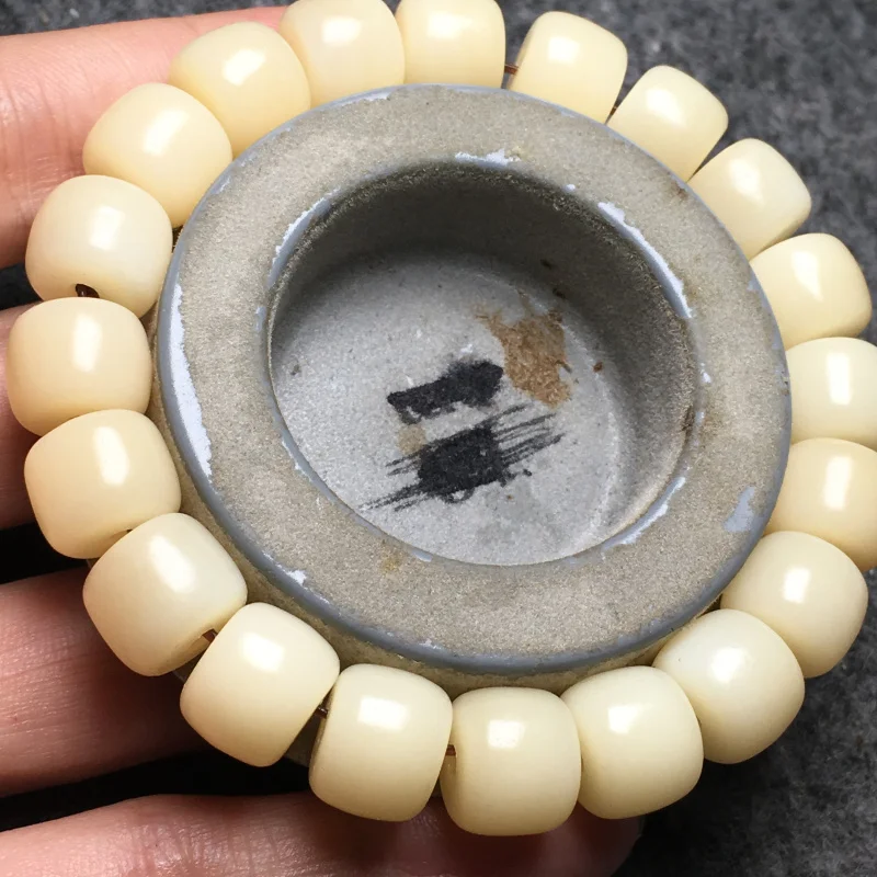 Natural primary color camel bone bucket beads bracelet beads bracelet high density and high oil non-degreased wenwan bone 10*12m