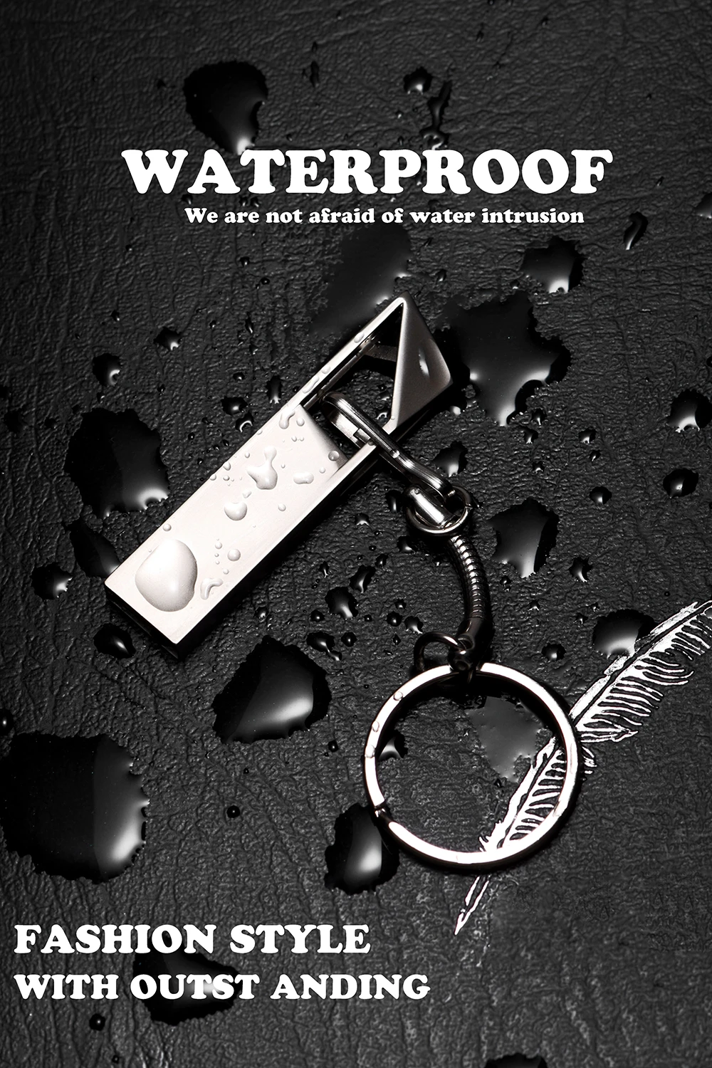 SHANDIAN METALEN USB 플래시 드라이브, 플래시 메모리 스틱, 4GB 펜 드라이브, 128GB, 64GB, 16GB, 2.0 플래시 디스크, 무료 워터