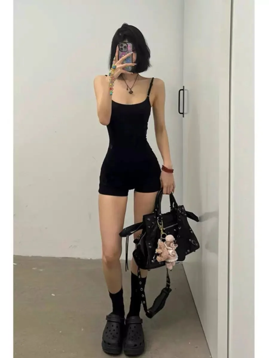 

Summer Bla Versatile One-Piece Pants Women's 2025 New American Hot Girl Design Sensual Wrap around Bot Skirt Pants