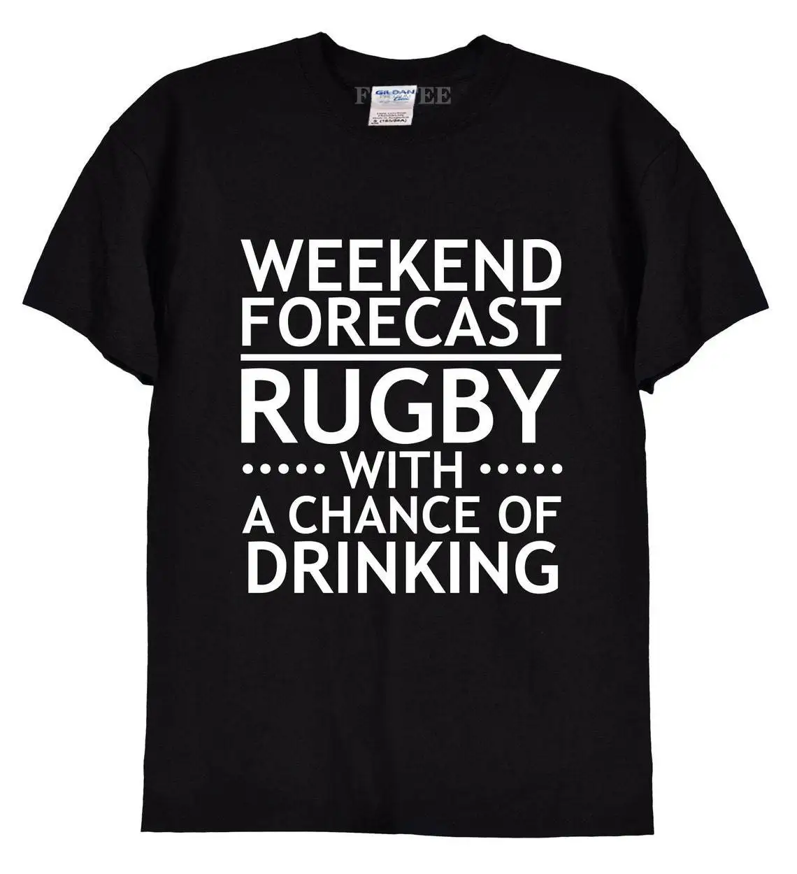 Weekend Forecast Rugby Chance Drinking Men T Shirts Stag Do Buy Me Pint Unisex Tee Shirts O-Neck Vintage Cotton Sweatshirts