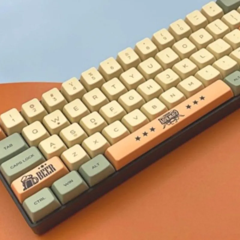 136 клавиш/набор GMK колпачки для клавиш SDA Profile Custom GMK 9009 колпачки для клавиш PBT игровая механическая клавиатура колпачки для клавиш Ретро для переключателей MX ISO