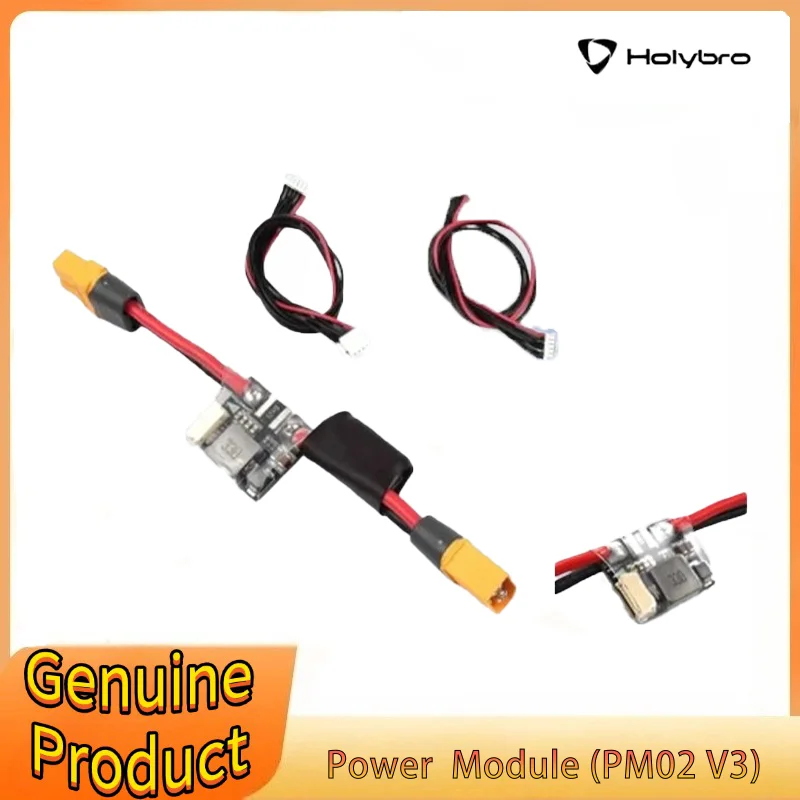 

Модуль питания HolyBro PM02 V3, улучшенный оригинальный блок питания с разъемом XT60 для APM PIX32 Pixhawk 4 Mini Flight Controller FPV RC Drone