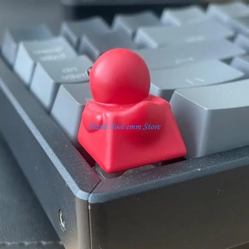 

H37F Artistic 3D Duck Keycap ESC Resin Keycaps for Standard Keyboards Creative Typing