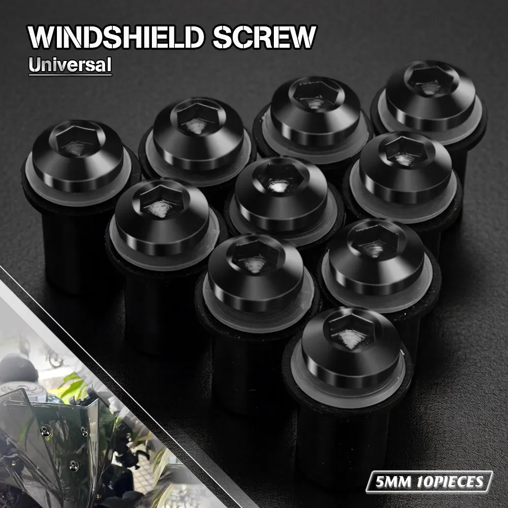 

10PCS DS900X Windscreen Screws Bolts For VOGE Valico DSX900 900DSX DSX 900 DS 900 X 2024 2025 Windshield Rubber Nuts Accessories