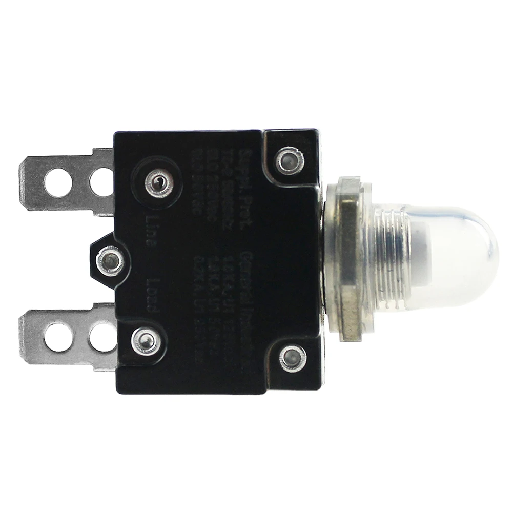 

Hot Sale Brand New Thermal Circuit Breaker Push-to-Reset Overcurrent Protection Panel Mounting 15 Amp Boat Motorhome