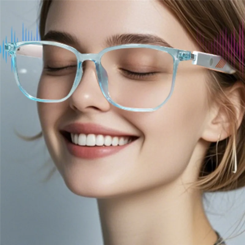 نظارات شمسية ABKI-Bluetooth 5.3 مع مكبر صوت لاسلكي يعمل باللمس، مرآة مغناطيسية مزدوجة عصرية متعددة الاستخدامات