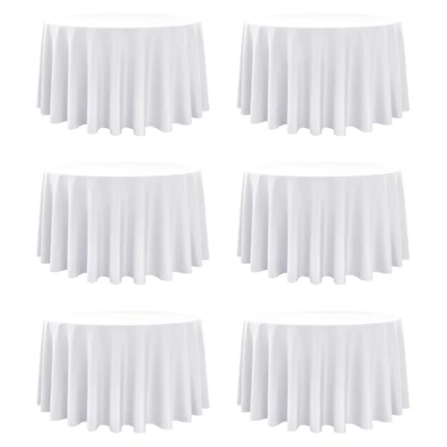 

Набор из 6 белых чехлов для стульев (20 дюймов) для стульев высотой 5-6 футов - Моющиеся чехлы для свадеб, банкетов, дней рождения, мероприятий