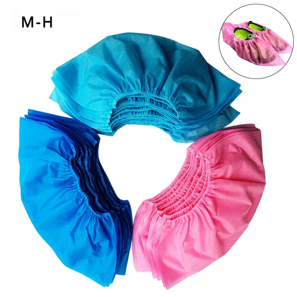 100/300pcs Disposable Shoe Cover Dustproof Non-slip Dhoe Cover Children Students Adult Non-woven Household Foot Cover