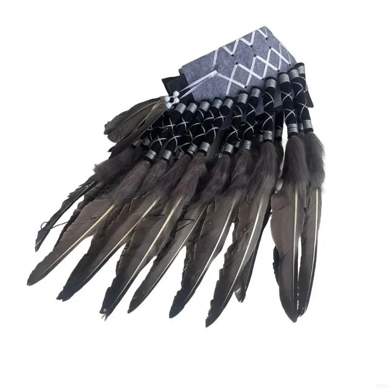 

77HE Stylish Headband Cosplay Headwear Headwear For Bohemian And Ethnic Look