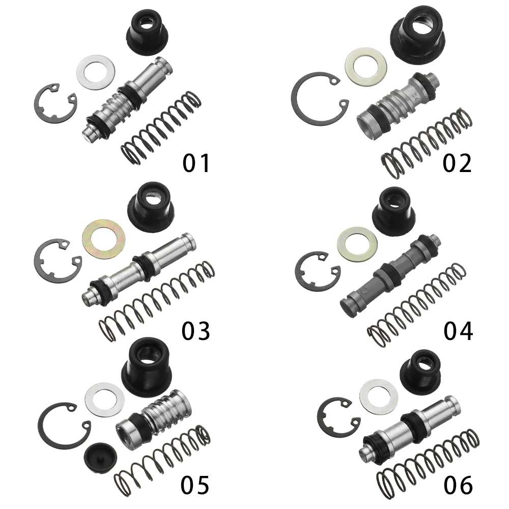 Motorcycle Clutch Brake Pump 11mm  12.7mm 14mm Piston Plunger Repair Kits Set Master Cylinder Piston Rigs Repair Accessories