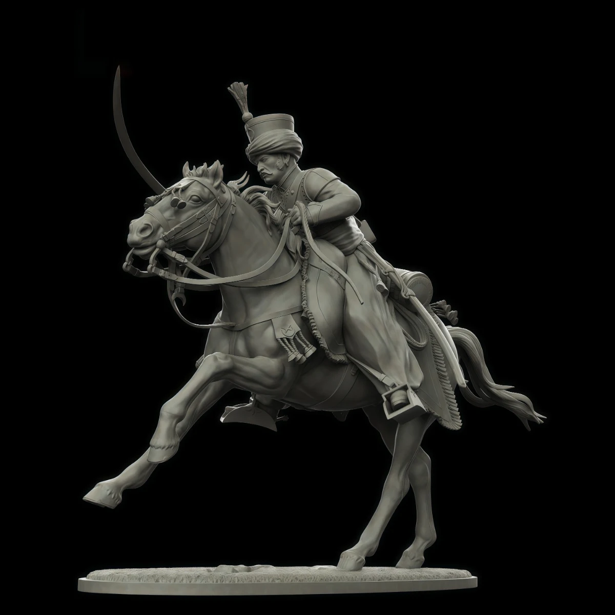 

1/24 resin unpainted model kit, military theme, Napoleon Mameluke Imperial Guard assembly and unpainted GK, 1643