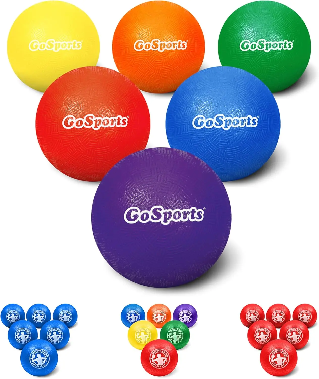

Inflatable Dodgeball Set - 6 Soft No-Sting Balls with Pump & Mesh Bag, Choose 5 or 7 Inch