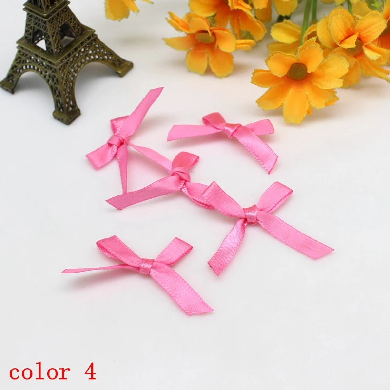 100 Stück oder 200 Stück 20–30 mm Bandschleifen, kleine Größe, Satinband, Schleife, Blume, DIY, Basteln, Blumen, Schleifen, Geschenk, Basteln, Dekoration, Upick – Detail 9
