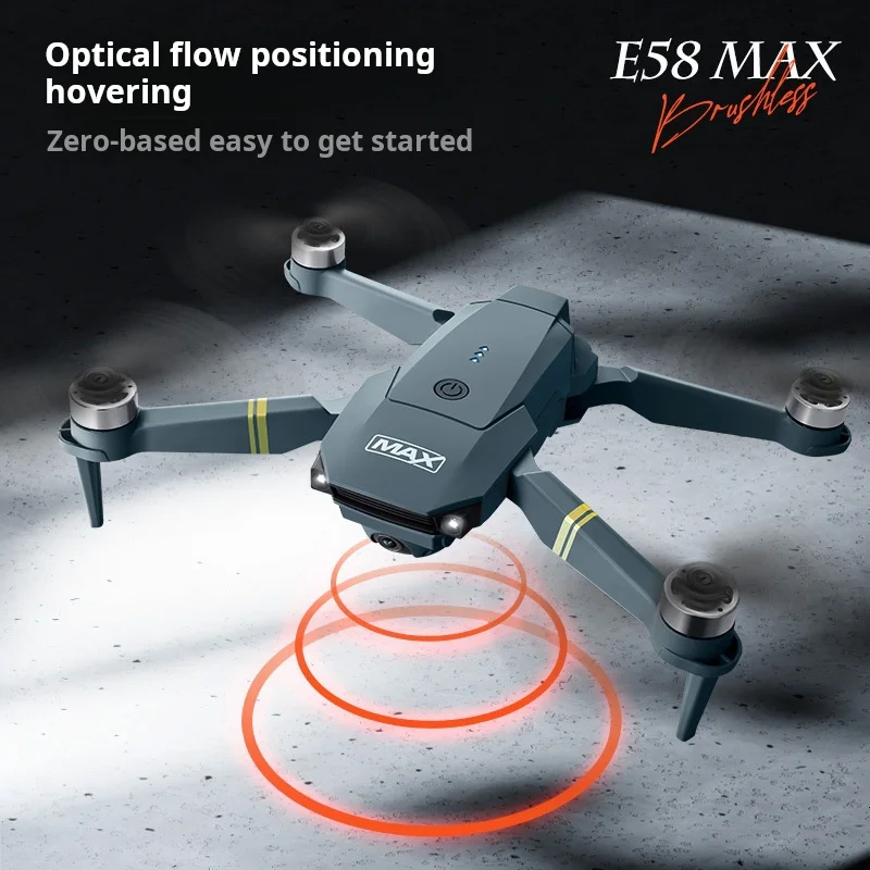 E58/998MAX Brushless Motor Professional UAV Optical Flow Positioning Remote Control Four-Axis Aerial Photography UAV toy Unmanne