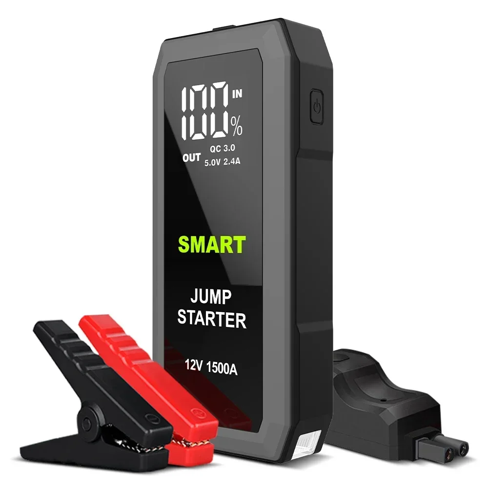 Multifunction Jump Starter Battery Pack 16800mAh 12v for Car Multi-function Battery Portable Dc Ampere Meter Volt Ammeter