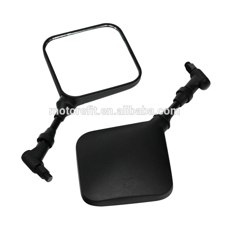 ملحقات الدراجات النارية باللون الأسود، مرآة الرؤية الخلفية الجانبية للدراجة النارية العالمية