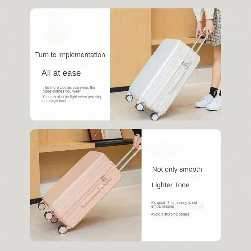 Grote Capaciteit Reiscase Business Boarding Case Mode Bagage Abs Trolley Case Lichtgewicht Wachtwoord Rollende Bagage