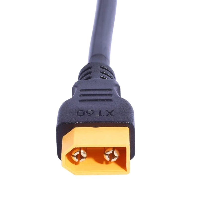 XT60 Male to 5.5x2.1mm/5.5x2.5mm Power Cable for Remote Energy Storage with 5.5x2.1mm/5.5x2.5mm Male/Female Ports