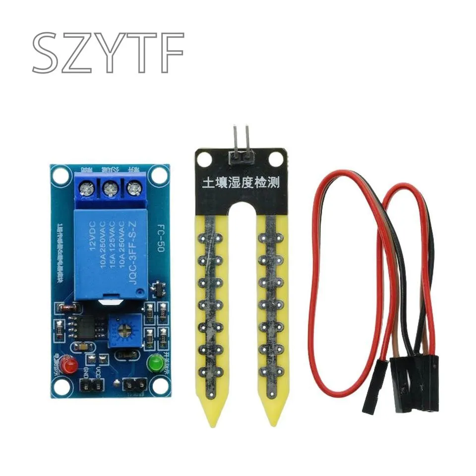 Modulo capacitivo del sensore di umidità del suolo/modulo di controllo del relè del Display digitale dell\'umidità del suolo irrigazione automatica