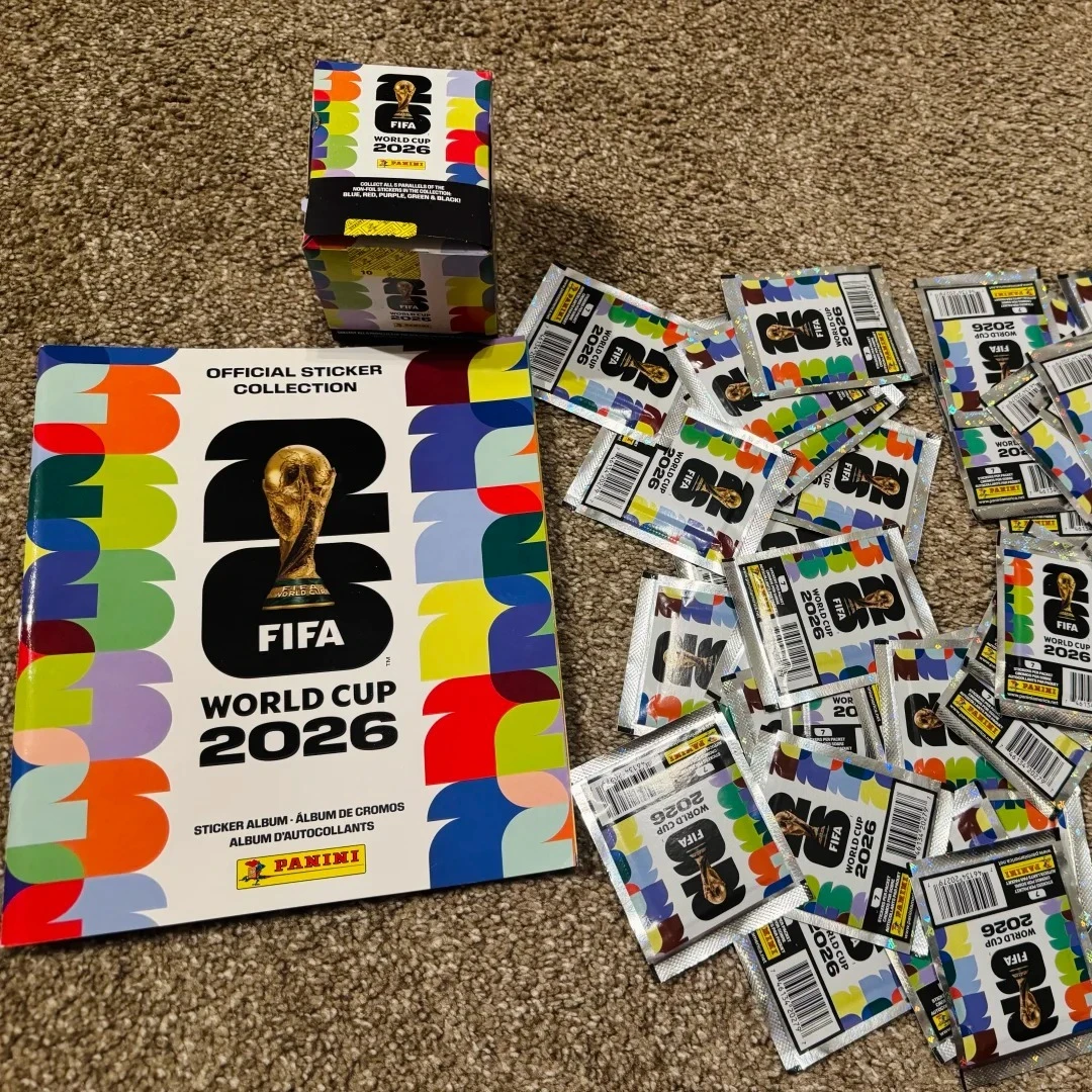 Regalo Para Amantes Del Fútbol Caja Pegatinas Panini Copa Mundial FIFA 2026 Álbum Pegatinas Jugadores Coleccionables