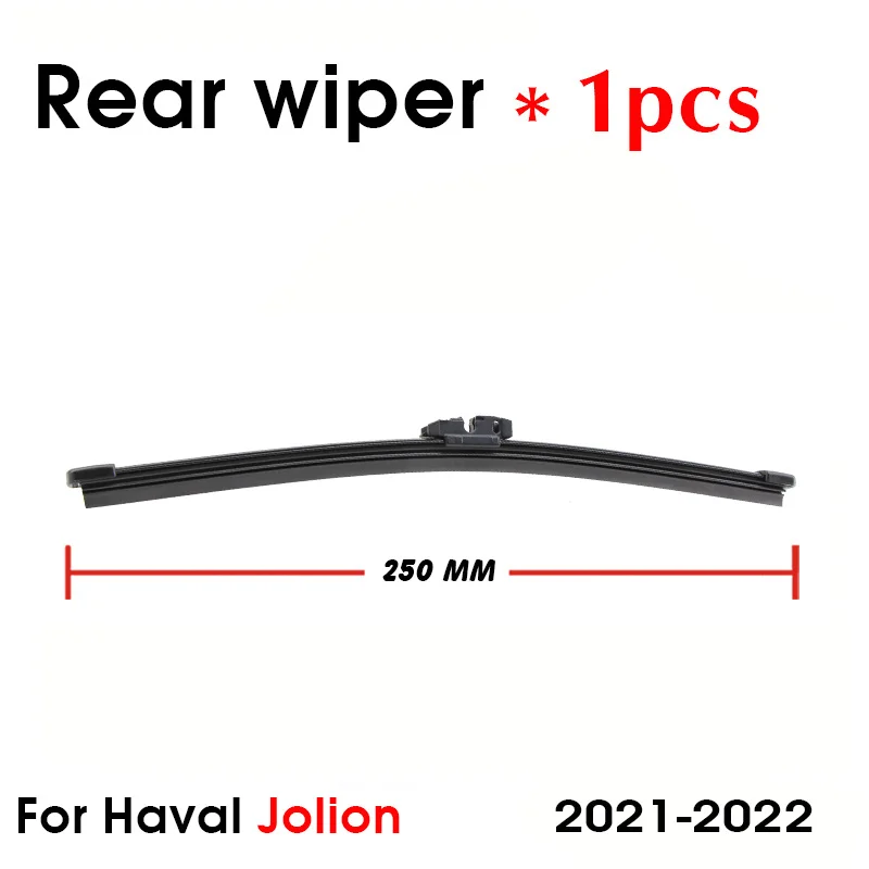 Car Wiper Blade Rear Back Window Windscreen Windshield Wipers For Haval Jolion Hatchback 250 mm 2021-2022 Auto Accessories