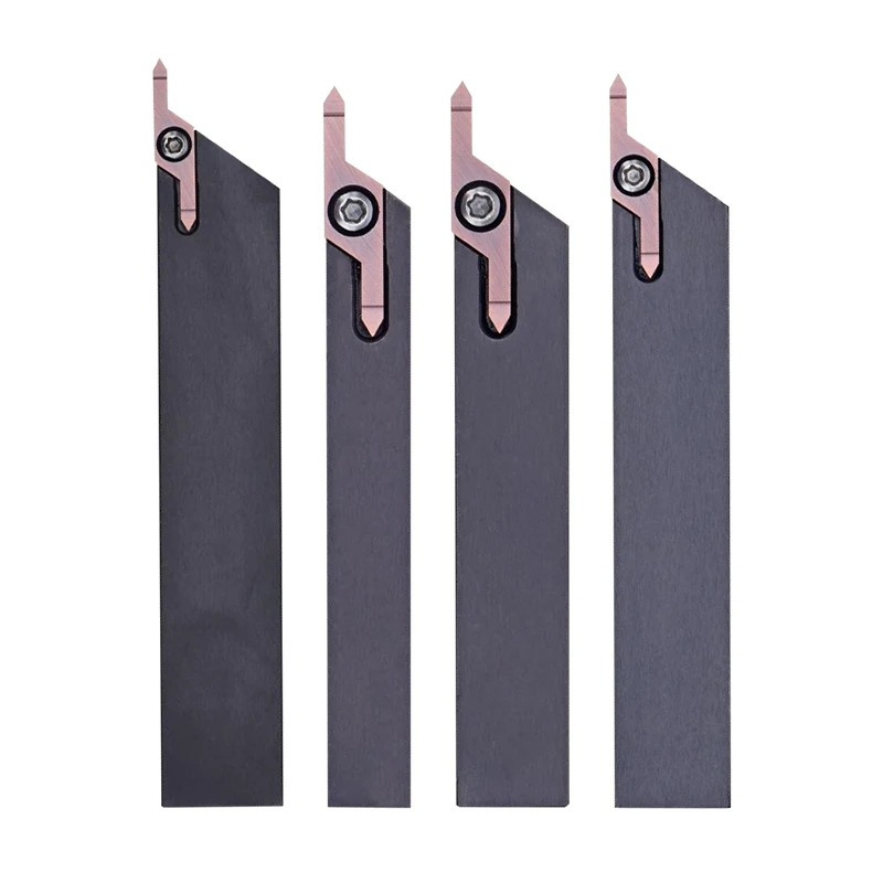 

SHKFR Lengthening thread SHKFR1212K42 SHKFR1616K42 SHKFR2020K42 SHKFR2525M42 Pointed Turning Toolholder HKFF Small Lathe CNC