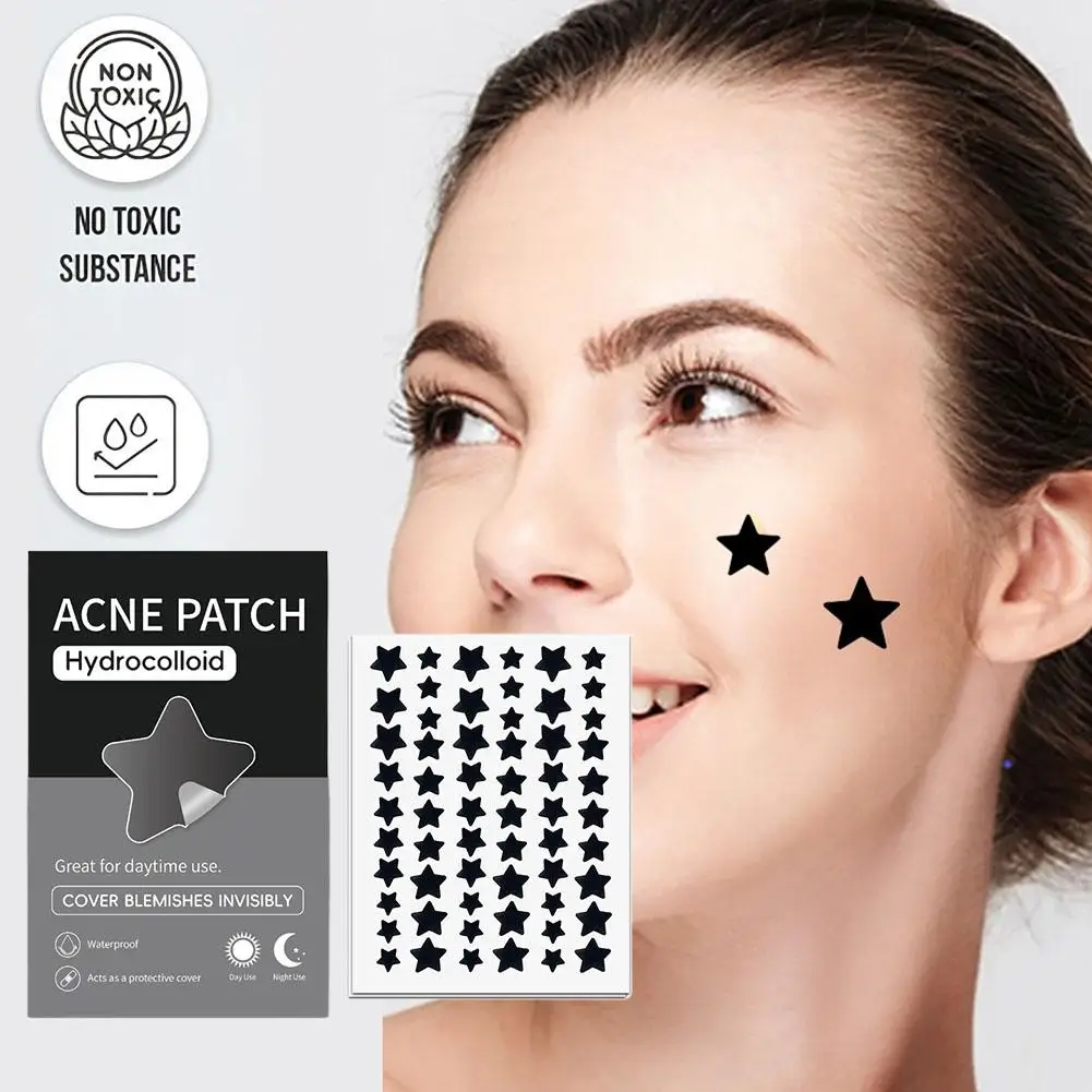 New Star Pimple Patch Acne Colorful Invisible Acne Skin Concealer Stickers Face Spot Removal Beauty Care Tool Skin Care L5K6